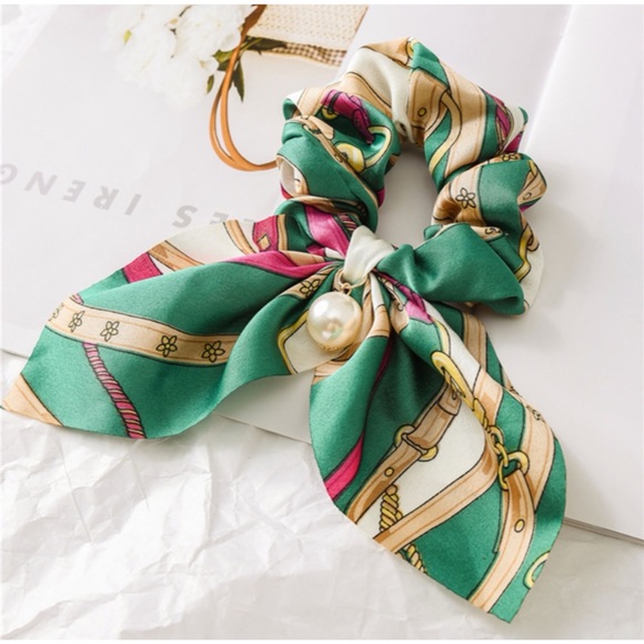 Chiffon Bowknot Silk Hair Scrunchies - Picture 2 of 2